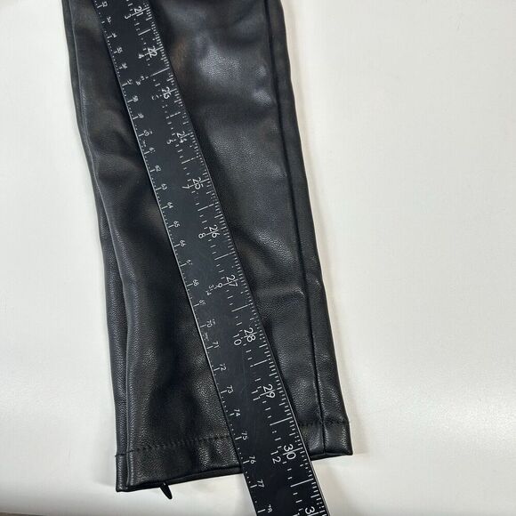 Velvet By Graham & Spencer Pants Womens Small Berdine Faux Leather Legging Black - Picture 10 of 13
